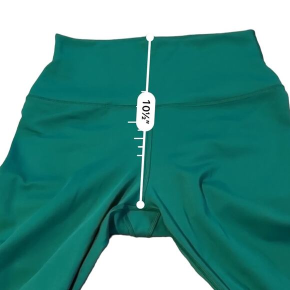 PatBO Emerald Green‎ High Rise Cropped Length Athletic Leggings Sz S - Picture 12 of 13